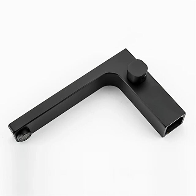 Смеситель для ванны врезной Gappo G1117-6, чёрный — изображение 3