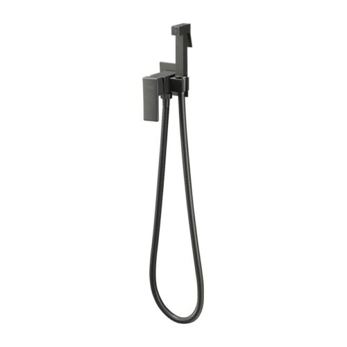 Смеситель скрытого монтажа для гигиенического душа Frap F7506-9, оружейная сталь