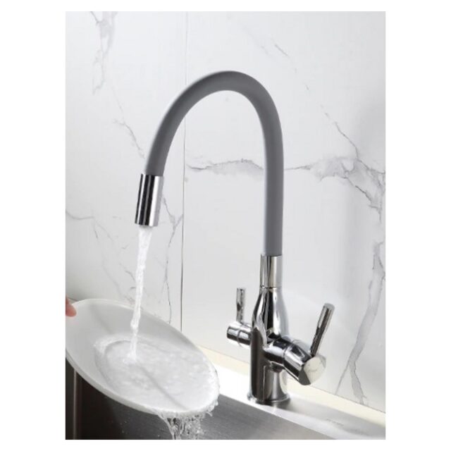 Смеситель для кухни под фильтр с гибким изливом Frap F4396 — изображение 5
