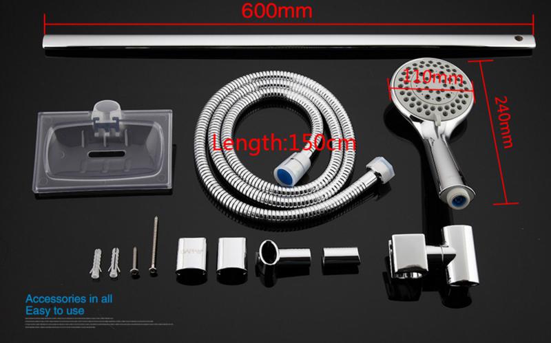 Душевая стойка с гарнитуром Gappo G8005 — изображение 10