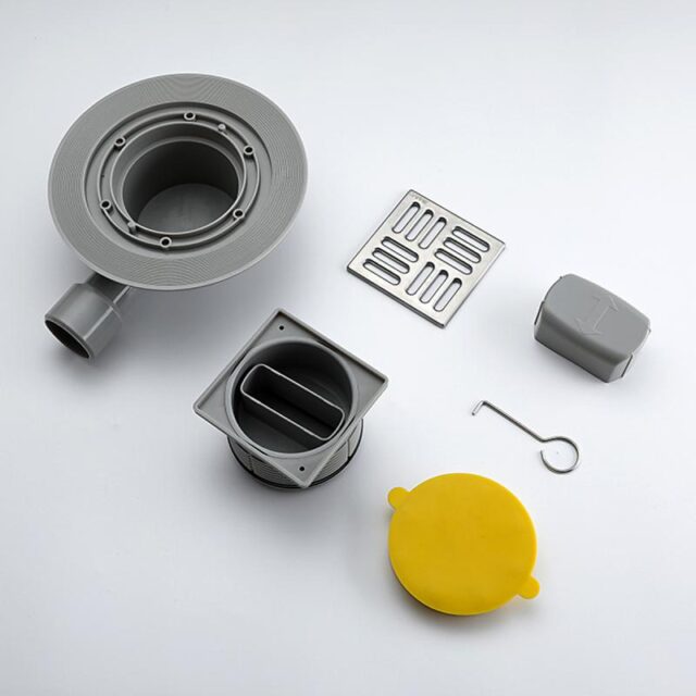 Трап для душа Gappo G81010-5 точечный, "решётка", 10x10 см — изображение 6