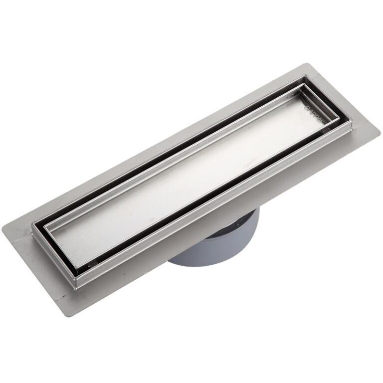Линейный трап Gappo G83007-4 с решёткой под плитку, 30 см