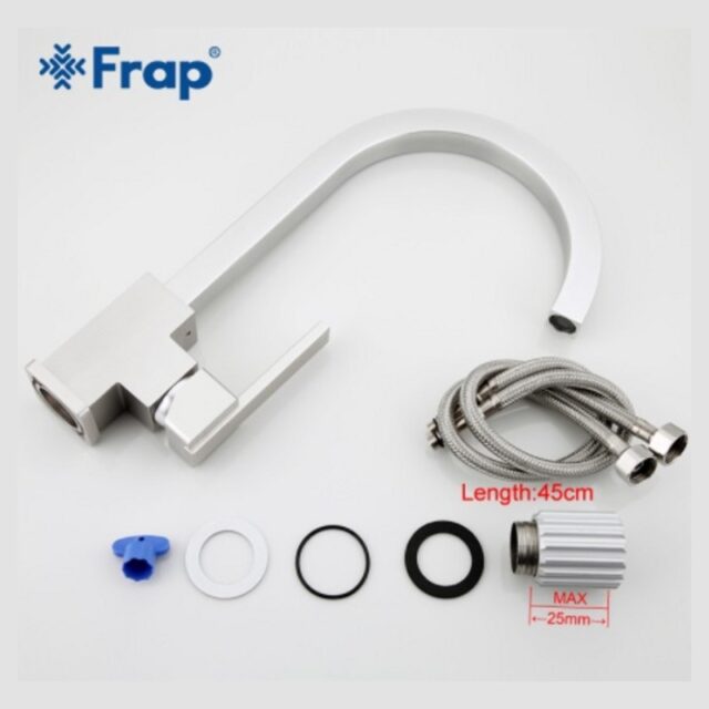 Смеситель для кухни Frap F4052-5, сатин — изображение 3