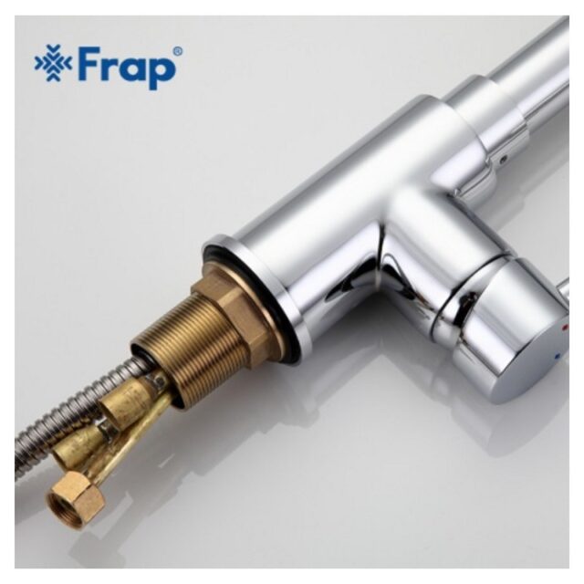 Смеситель для кухни с выдвижным изливом Frap F6052 — изображение 5