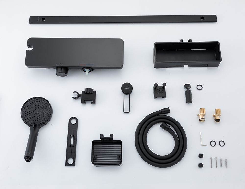 Смеситель для ванны Gappo G3296-26, чёрный — изображение 4