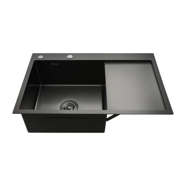 Кухонная мойка с коландером Gappo GS7850-6L, левая — изображение 4