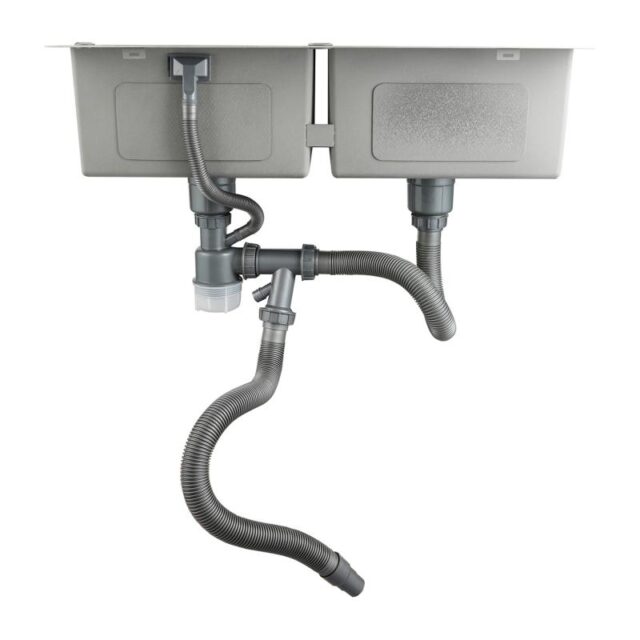Кухонная мойка с коландером Gappo GS8350-6, графит — изображение 12