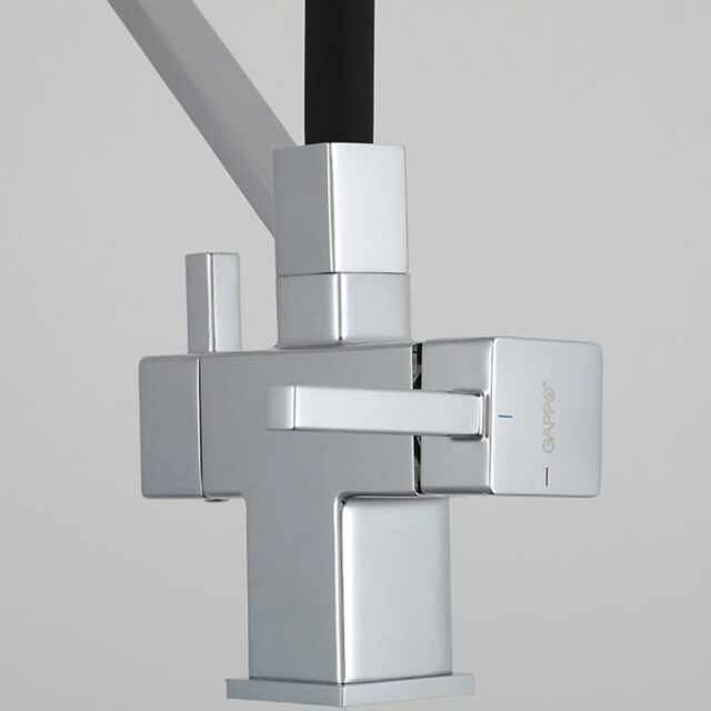 Смеситель для кухни под фильтр с гибким изливом Gappo G4395-30 — изображение 8