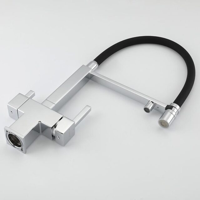 Смеситель для кухни под фильтр с гибким изливом Gappo G4395-50 — изображение 3