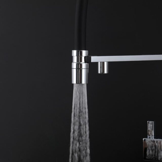 Смеситель для кухни под фильтр с гибким изливом Gappo G4395-50 — изображение 10