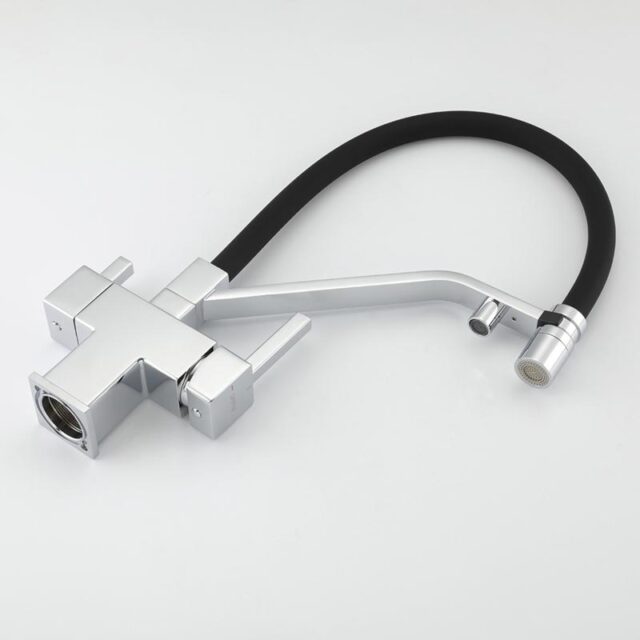 Смеситель для кухни под фильтр с гибким изливом Gappo G4395-60 — изображение 3