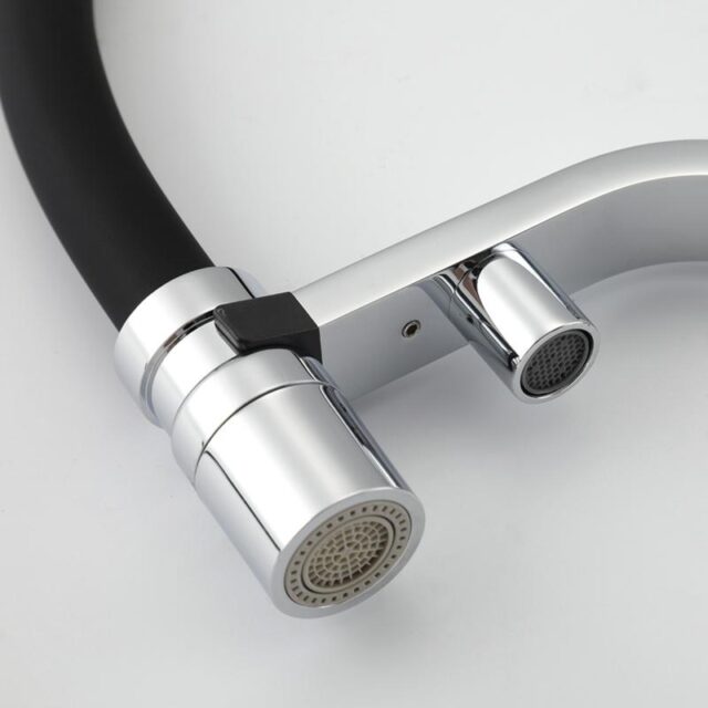 Смеситель для кухни под фильтр с гибким изливом Gappo G4395-60 — изображение 5