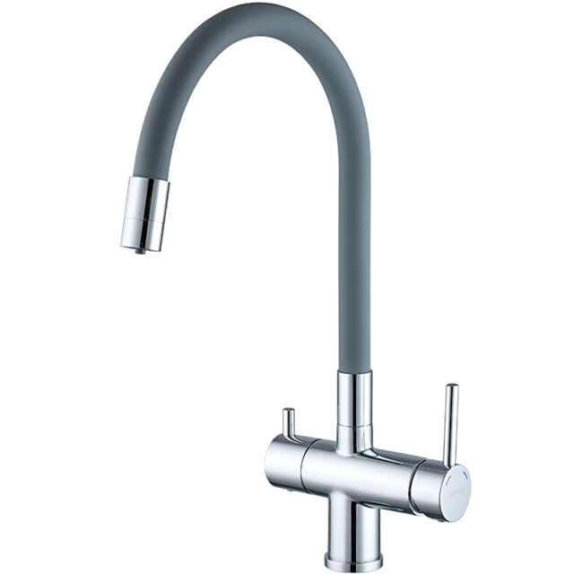 Смеситель для кухни под фильтр с гибким изливом Gappo G4398-30