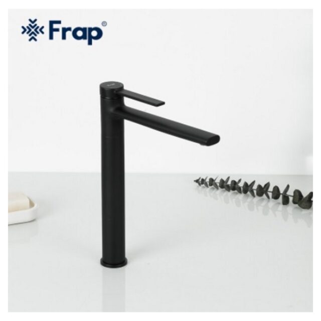 Смеситель для умывальника Frap F1067-62, чёрный — изображение 3