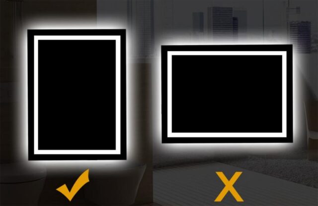 Зеркало Gappo G602 с подсветкой, 60x80 см — изображение 8
