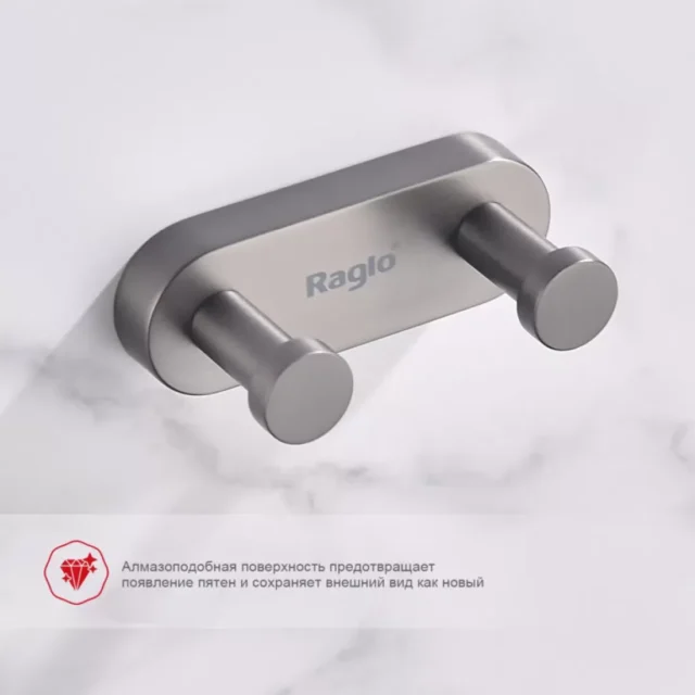 Планка с крючками Raglo R300.052.09, графит — изображение 4