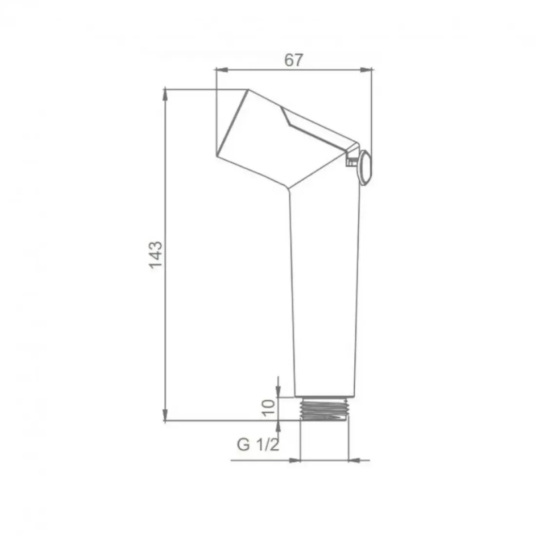 Гигиеническая лейка Raglo R460.01 — изображение 2