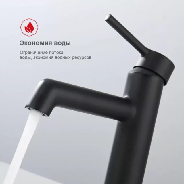 Смеситель для умывальника Raglo R20.10.06, чёрный — изображение 4