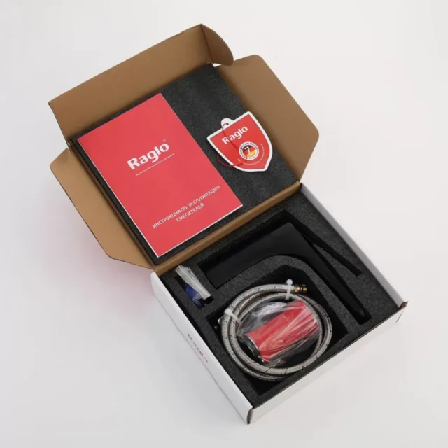 Смеситель для умывальника Raglo R21.10.06, чёрный — изображение 10
