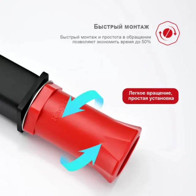 Смеситель для умывальника Raglo R30.15.06, чёрный — изображение 4