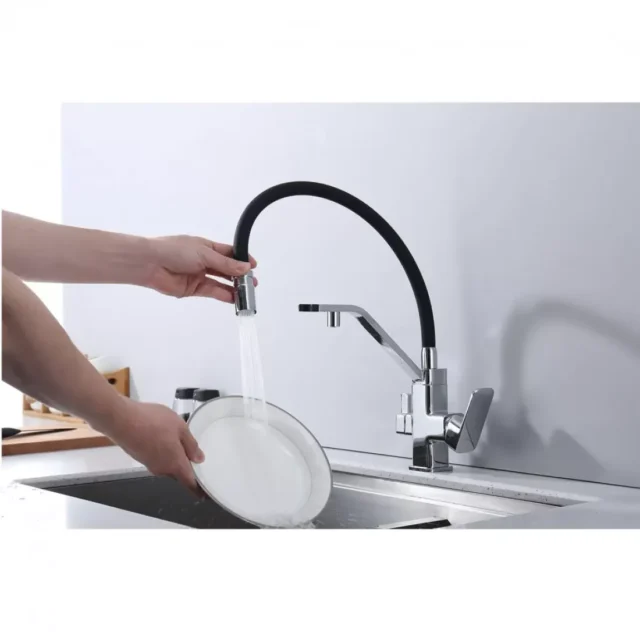 Смеситель для кухни под фильтр с гибким изливом Raglo R85.62 — изображение 5