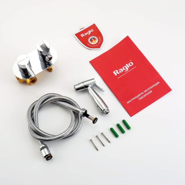 Смеситель скрытого монтажа для гигиенического душа Raglo R20.52 — изображение 10