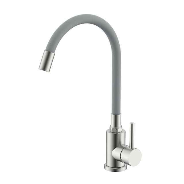 Смеситель для кухни с гибким изливом Splenka S201.4407.05, сатин