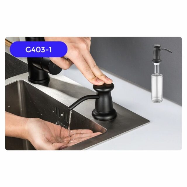 Дозатор для моющего средства Gappo G403-1, чёрный — изображение 3