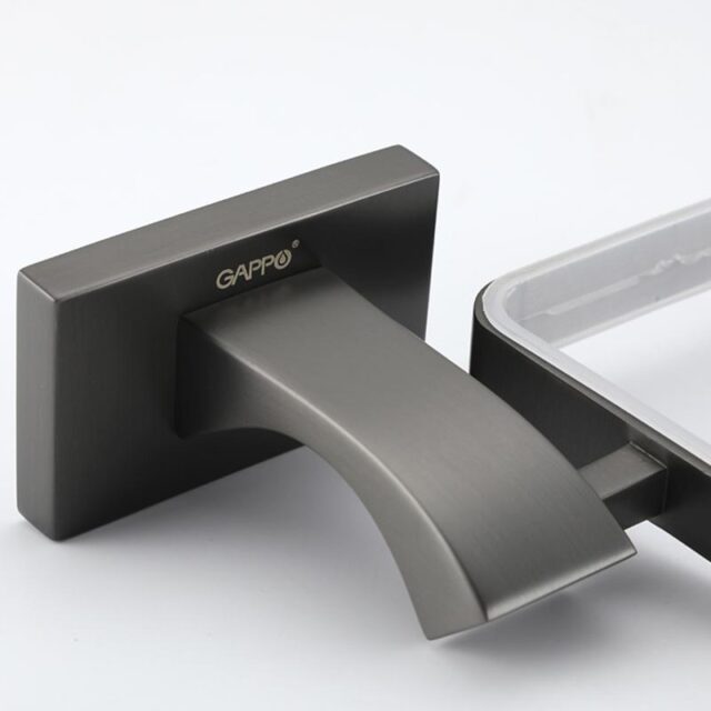 Ёршик для унитаза Gappo G0710-9, настенный, оружейная сталь — изображение 4