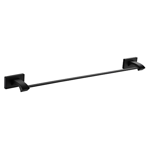 Держатель полотенца Gappo G0701-6, рейлинг 60 см, чёрный