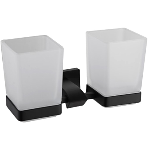 Стаканы с настенным держателем Gappo G0708-6, чёрный