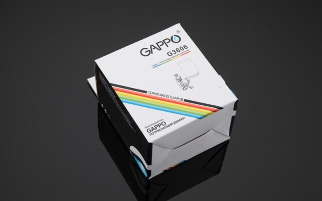 Стакан с настенным держателем Gappo G3606, бронза — изображение 8