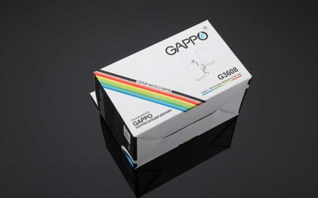 Стаканы с настенным держателем Gappo G3608, бронза — изображение 6