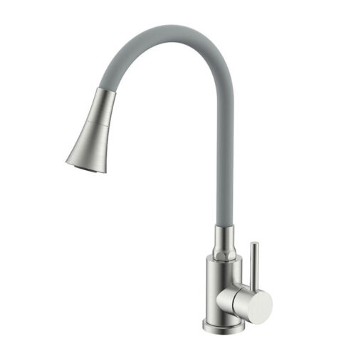 Смеситель для кухни с гибким изливом Splenka S201.4307.05, сатин
