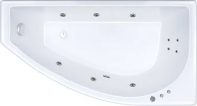Ванна гидромассажная Тритон Бэлла правая 140x77, Стандарт Flat, Щ000001418