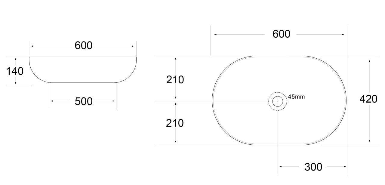 Умывальник накладной Roxen Tim Max, 570265 — изображение 4