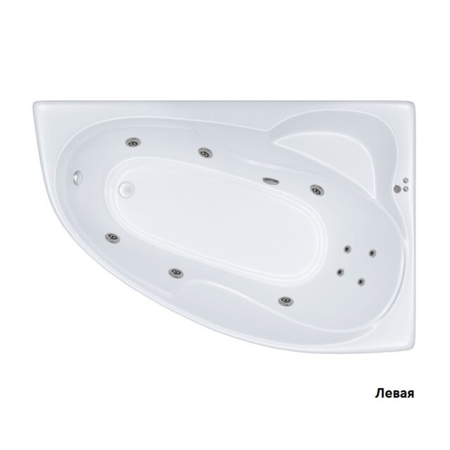 Ванна гидромассажная Тритон Изабель левая 170x100, Стандарт Flat, Щ000001397