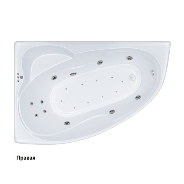 Ванна гидромассажная Тритон Кайли правая 150x100, Люкс Flat, Щ000001381