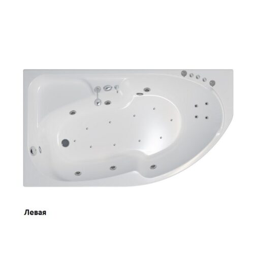 Ванна гидромассажная Тритон София правая 170x95, Люкс Турбо Flat, Щ000002115