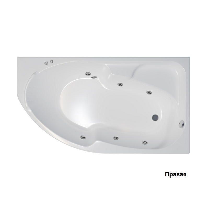 Ванна гидромассажная Тритон София правая 170x95, Базовая, Щ000001277