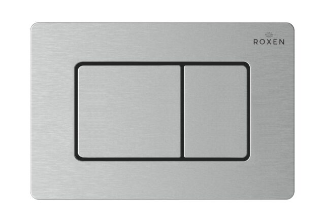 Комплект инсталляции Roxen StounFix Dual Fresh с кнопкой Steel (сатин/матовая), 968406 — изображение 3