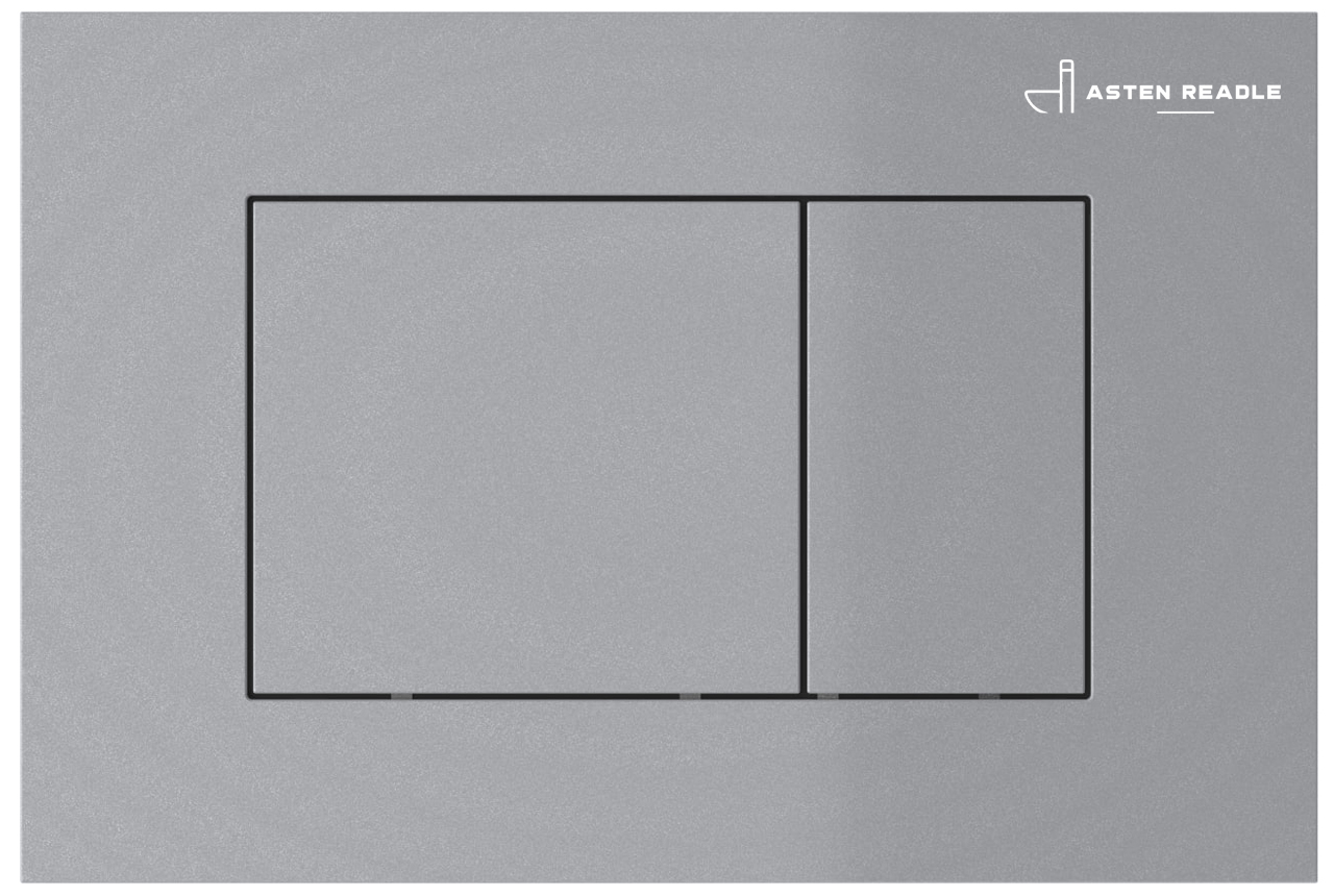 Комплект инсталляции Asten Readle Zentralmodul с кнопкой AR0601-M (хром/матовая), AR0501-0601M — изображение 2