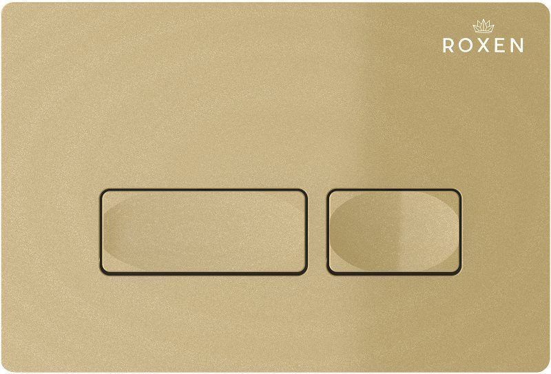 Кнопка для инсталляции Roxen Caspia, 410280GB (золото матовое)