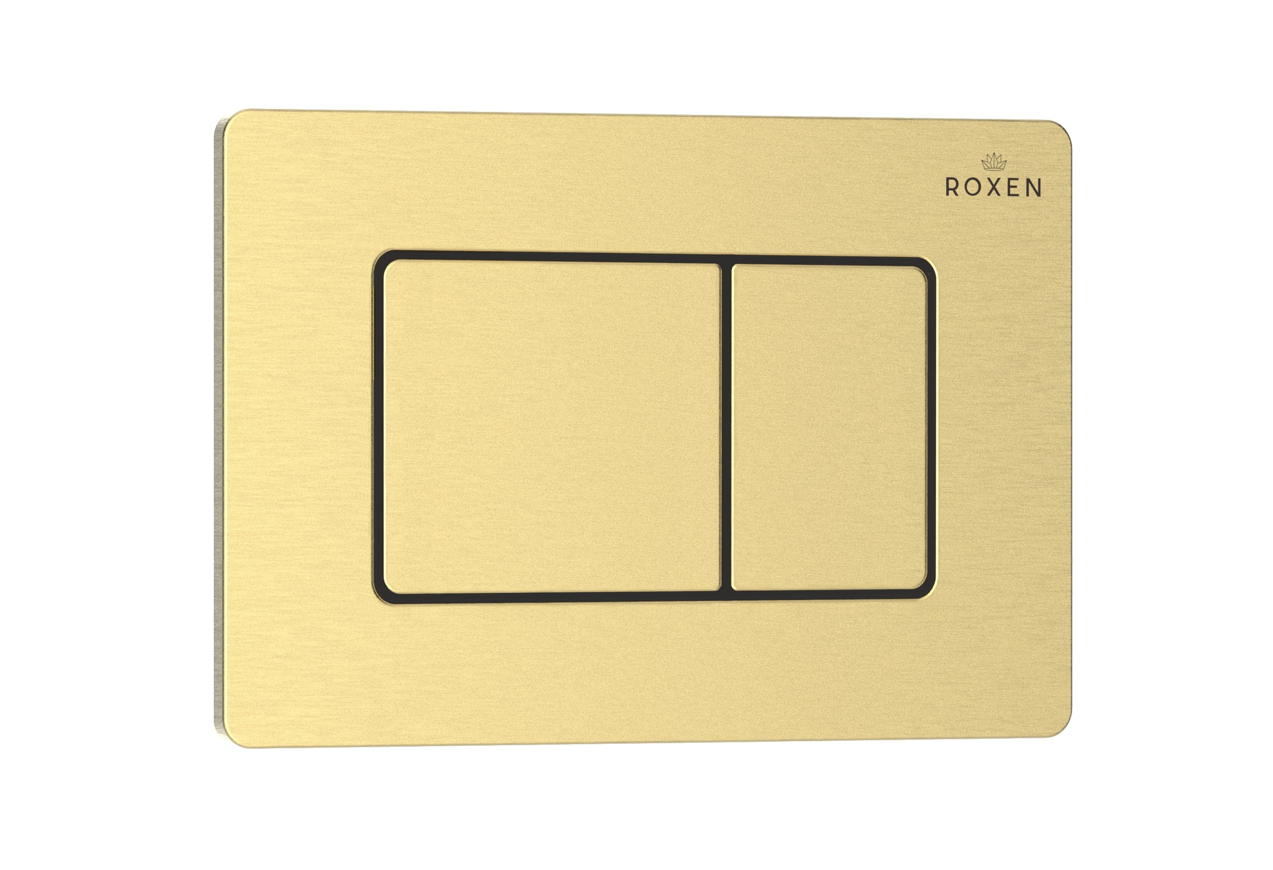 Кнопка для инсталляции Roxen Steel, 420280GB (золото/матовая) — изображение 3