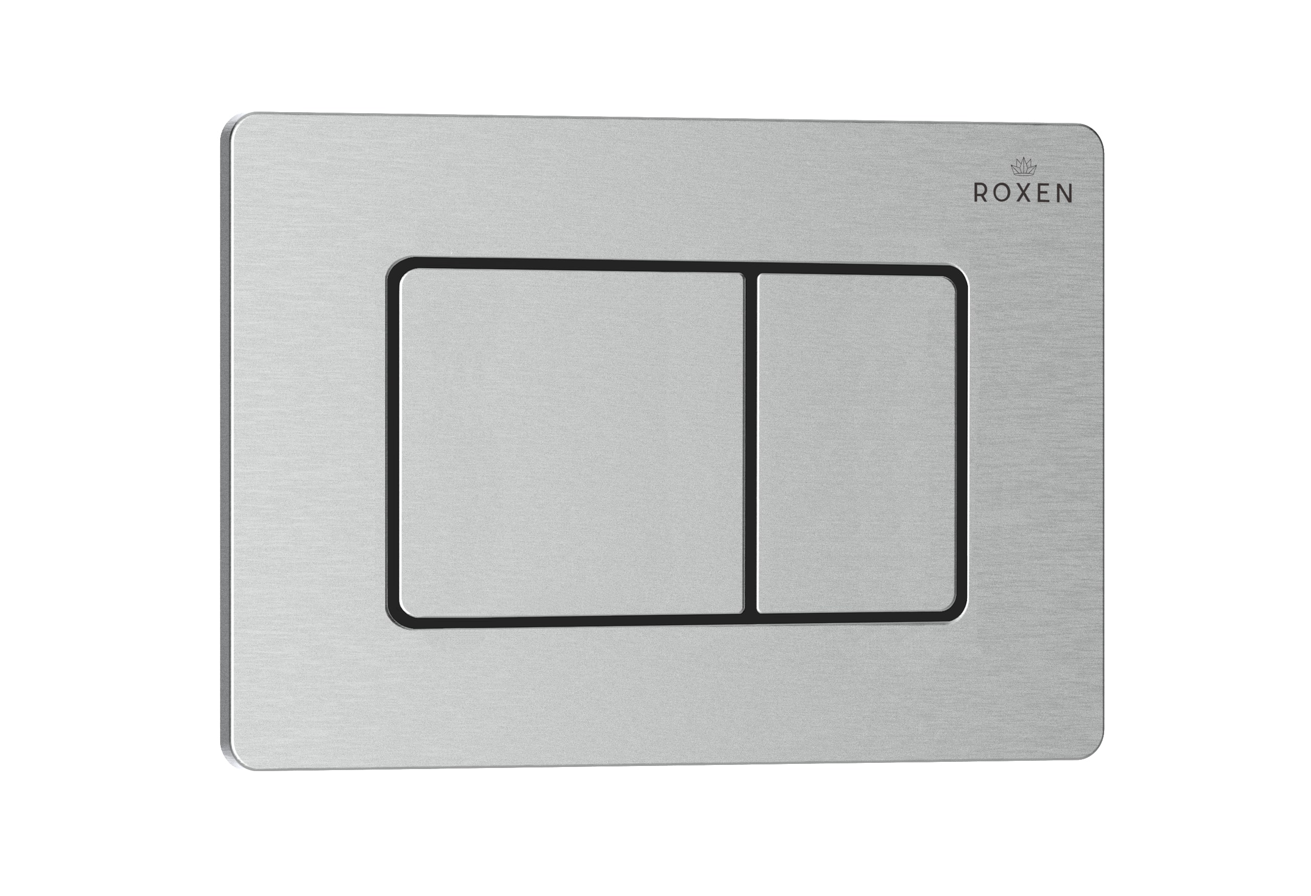 Кнопка для инсталляции Roxen Steel, 420280S (хром/матовая) — изображение 2