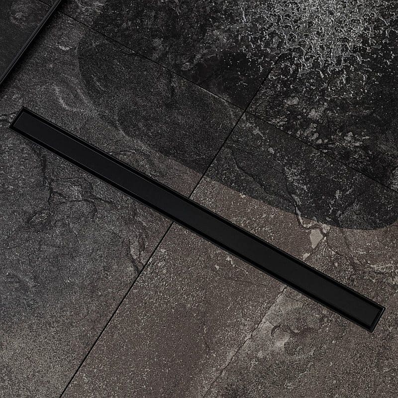 Трап для душа Roxen Supra Black 91050-65 линейный, "под плитку", 65 см — изображение 6