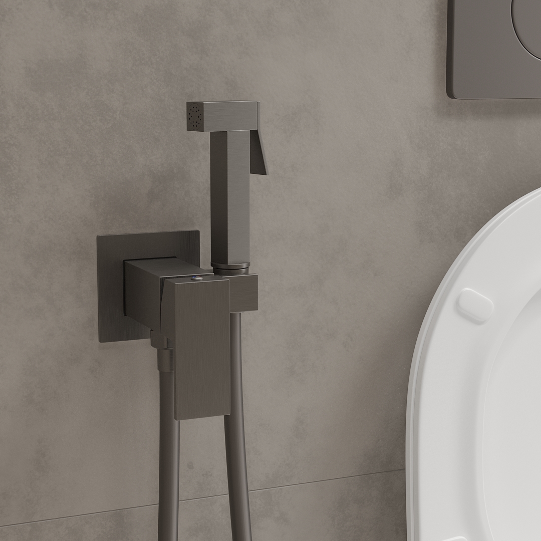 Смеситель скрытого монтажа для гигиенического душа Roxen Caspia 50096000-GM — изображение 5