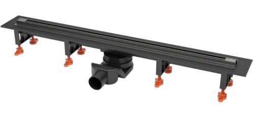 Трап для душа Roxen Razor 910100GM линейный, "узкий", 30-80 см, оружейная сталь