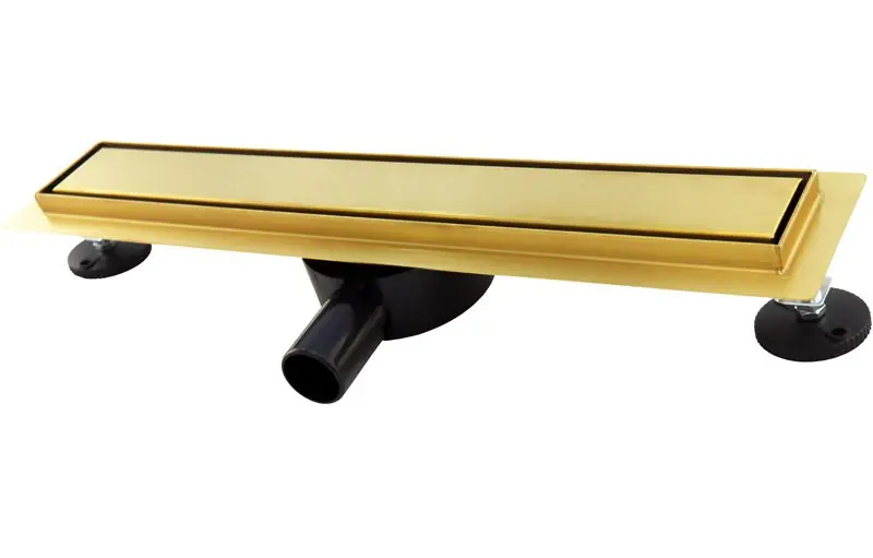 Трап для душа Roxen Supra Gold 91050-90GB линейный, "под плитку", 90см — изображение 4