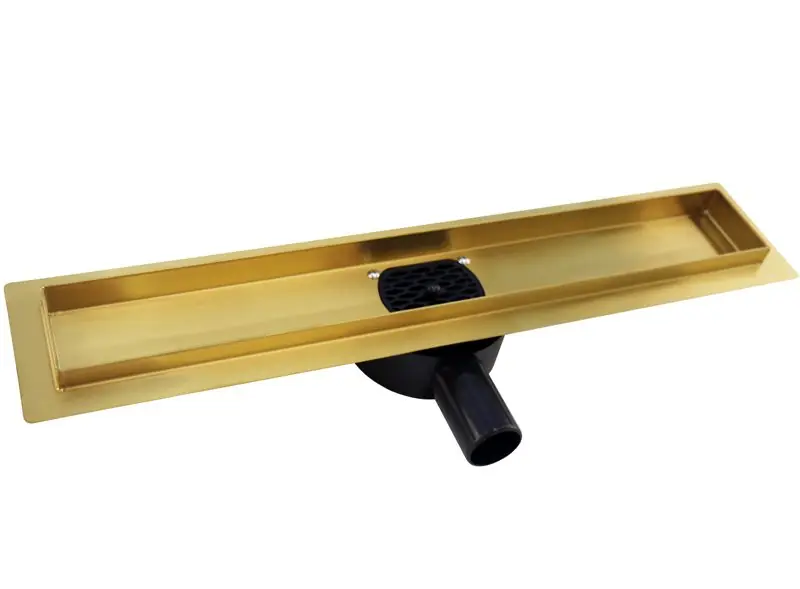 Трап для душа Roxen Supra Gold 91050-90GB линейный, "под плитку", 90см — изображение 6
